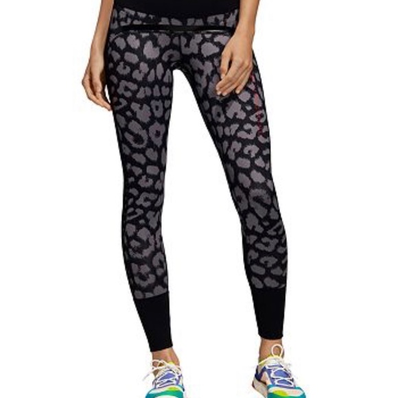 adidas By Stella McCartney Women's Believe This Comfort Leopard Print Leggings - Picture 2 of 4